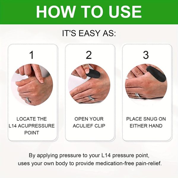 Sugar Control LI4 Acupressure Point Clip