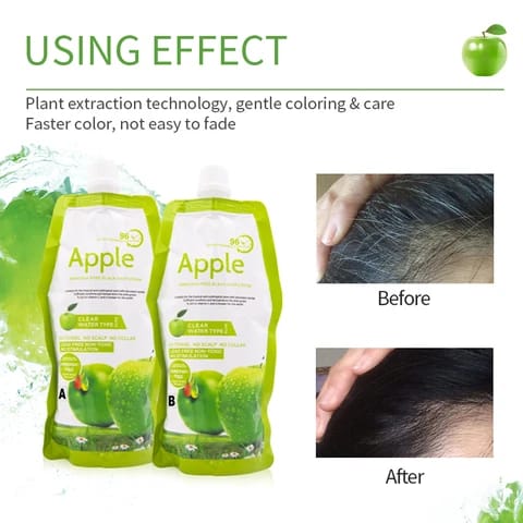 Apple Ammonia-free Original Black Hair Cream (500ml) (1000ml)