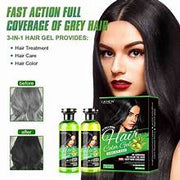 Lichen Hair Color Gel Natural Black (Argan Oil) 250ML* 2 = 500ml