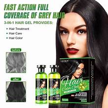 Lichen Hair Color Gel Natural Black (Argan Oil) 250ML* 2 = 500ml
